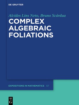 cover image of Complex Algebraic Foliations